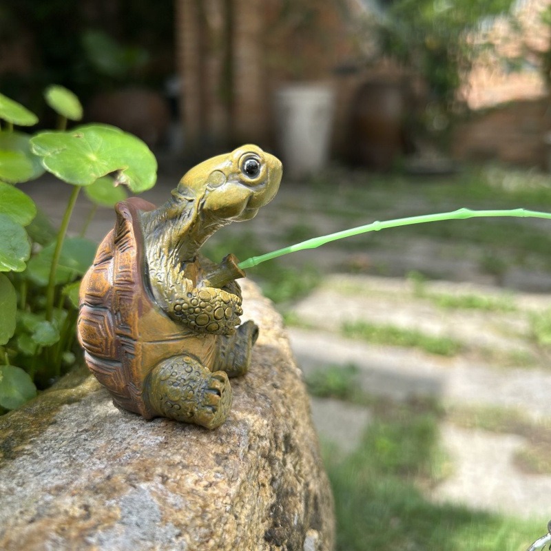 Marine Aquarium Tanks - Turtle fishing fish tank aquarium decoration