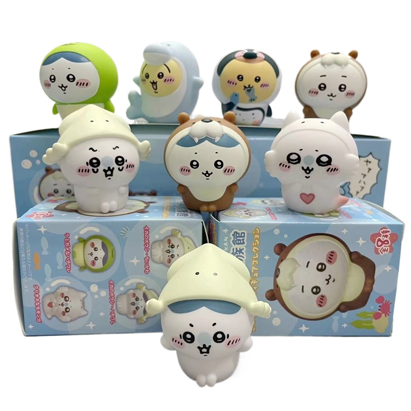 Marine Life Aquariums - 8pcs/Box Kawaii Chiikawa Aquarium Blind Box