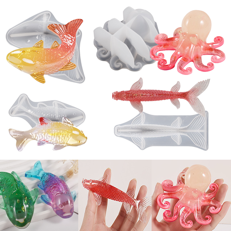 Marine Aquarium Tanks - 3D Koi Fish Shaped Epoxy Resin