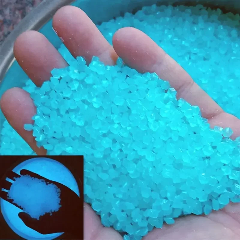 Marine Aquarium Tanks - 1000pcs 3-5mm Luminous Sand Glow in