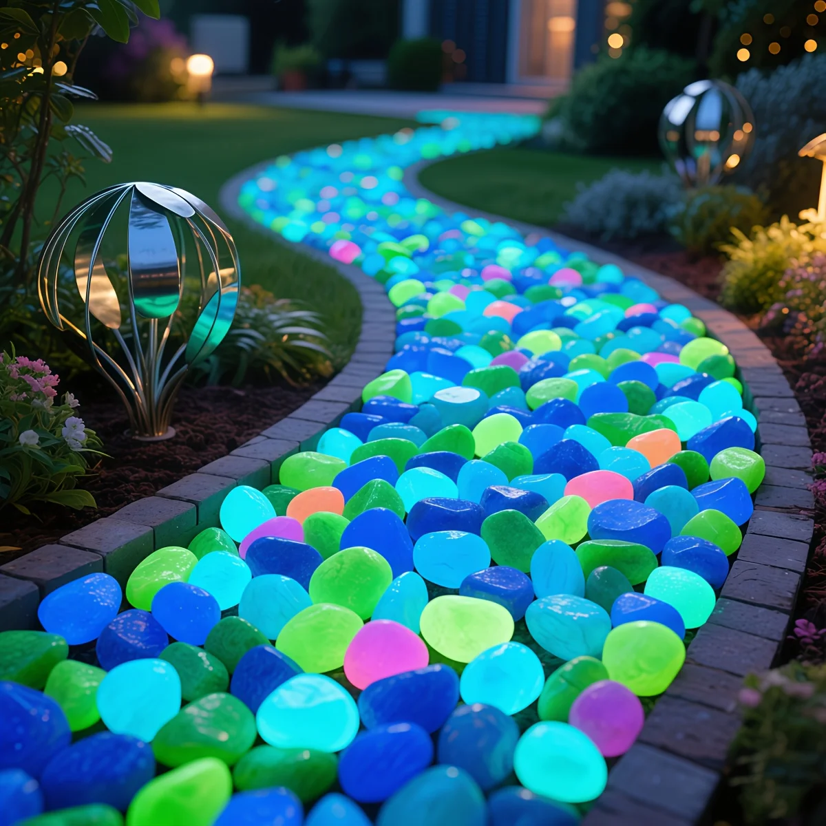 1CM 100pcs Color Goose Stone L - Marine Aquarium Tanks 评论和价格