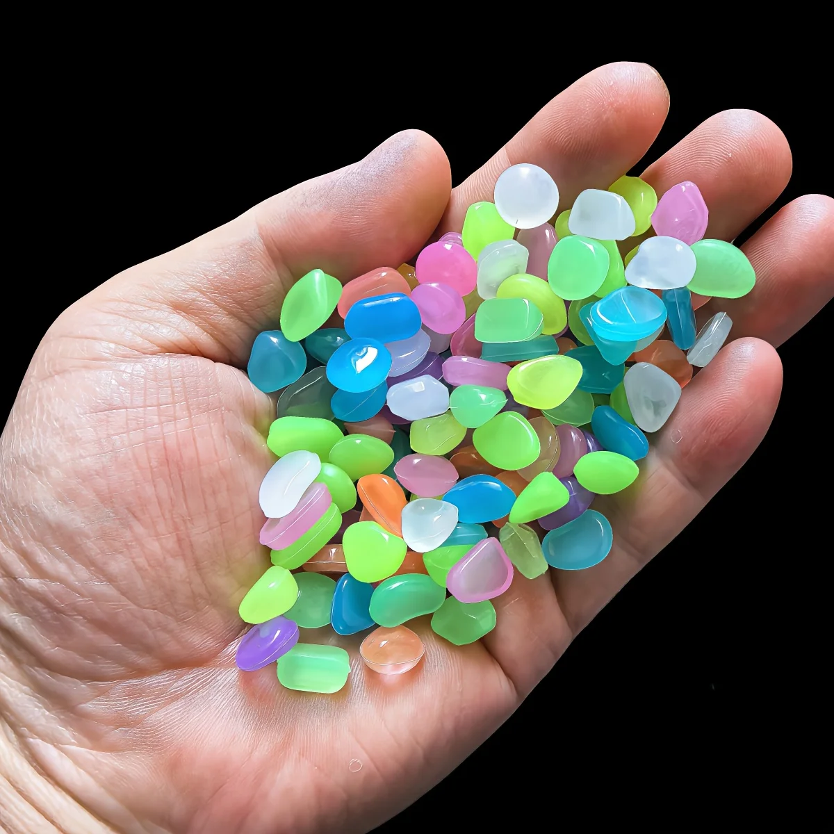 1CM 100pcs Color Goose Stone L - Marine Aquarium Tanks 评论和价格
