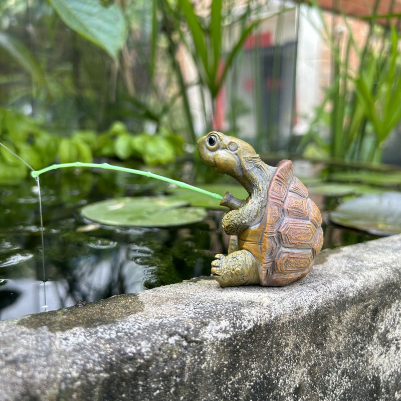 Turtle fishing fish tank aquar - Marine Aquarium Tanks 评论和价格