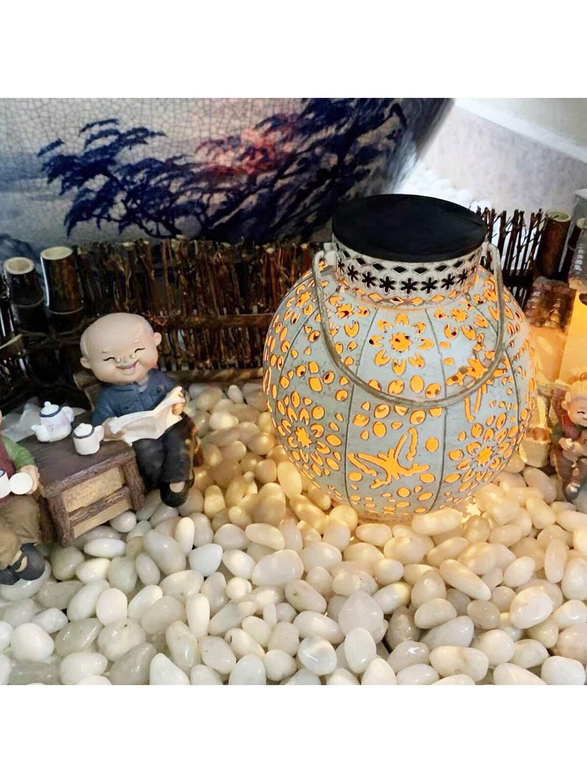 River Rocks Decorative Ornamen - Marine Aquarium Tanks 评论和价格