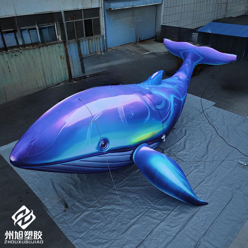 Inflatable blue whale, used as - Marine Life Aquariums 评论和价格