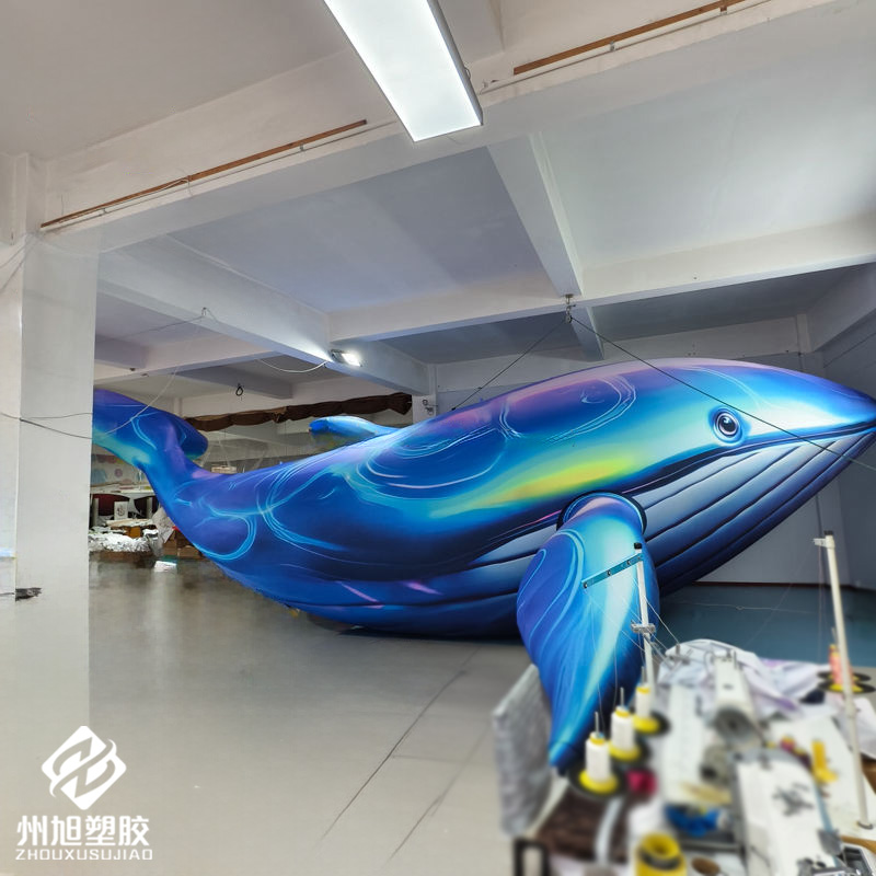 Inflatable blue whale, used as - Marine Life Aquariums 评论和价格