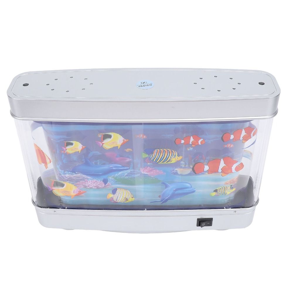 Decorative LED Fake Fish Tank  - Marine Life Aquariums 评论和价格