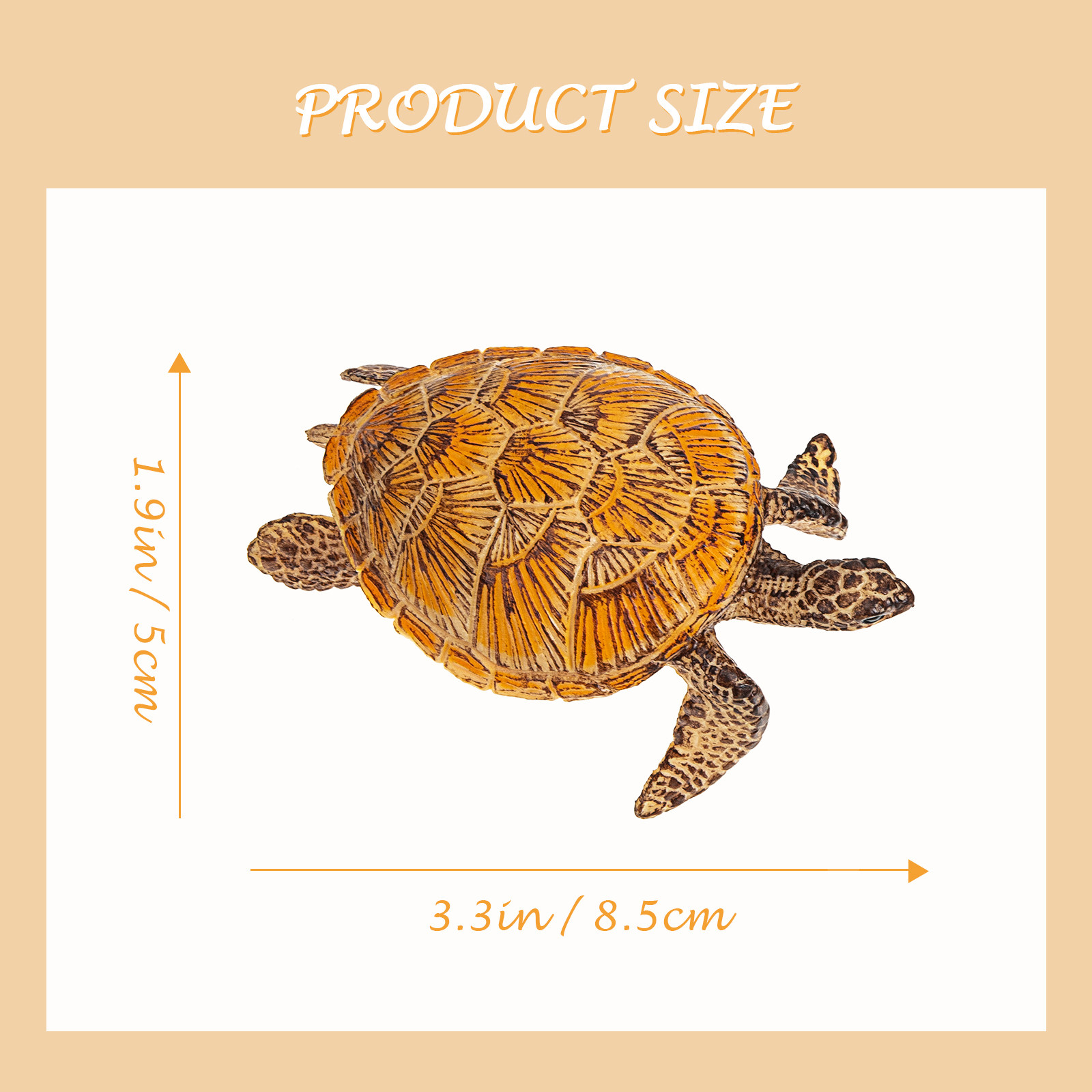 2Pcs Simulation Tortoise Plast - Marine Life Aquariums 评论和价格