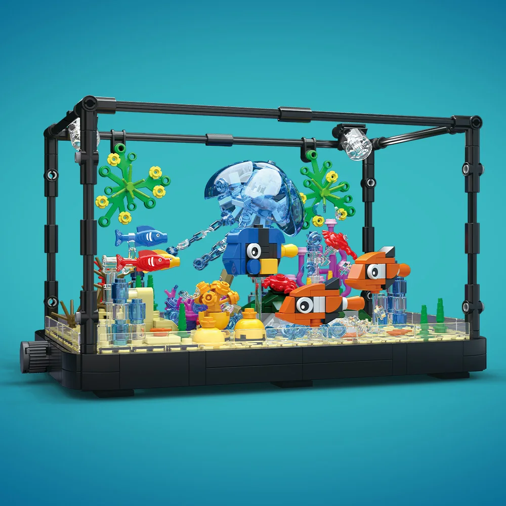 Fish Tank Building Block Set w - Marine Aquarium Tanks 评论和价格