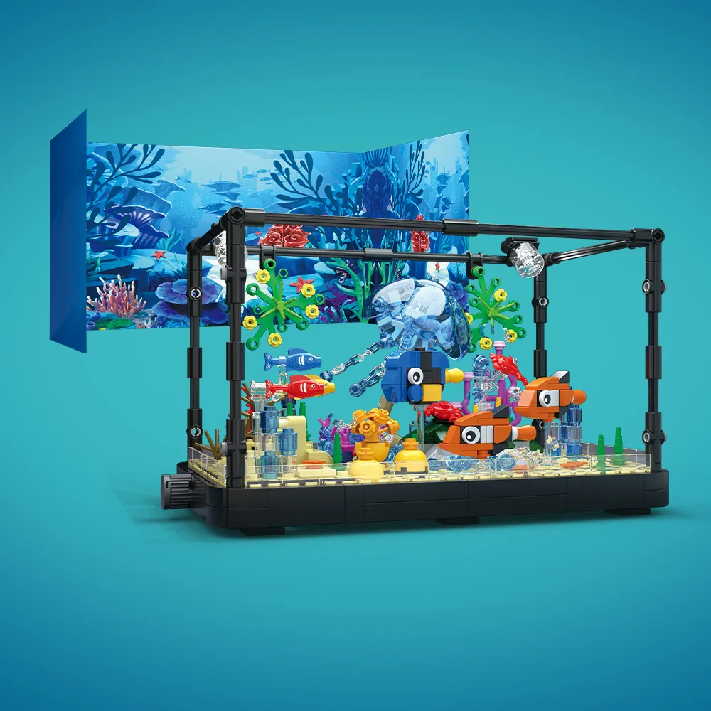 Fish Tank Building Block Set w - Marine Aquarium Tanks 评论和价格