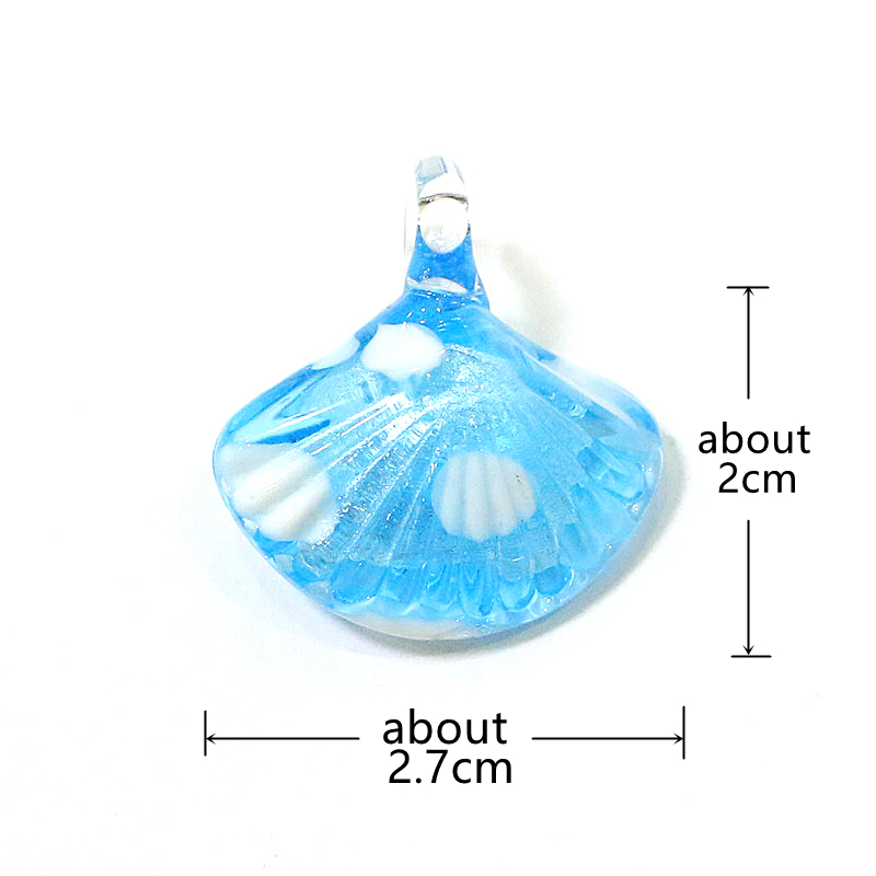 Colorful Mini Sea Shell Charm  - Marine Life Aquariums 评论和价格